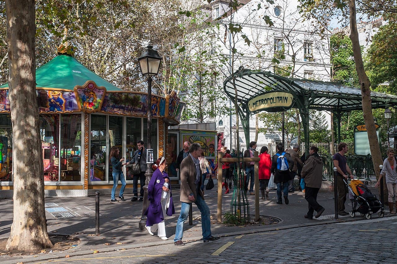 imagem do Place des Abbesses - slide 1
